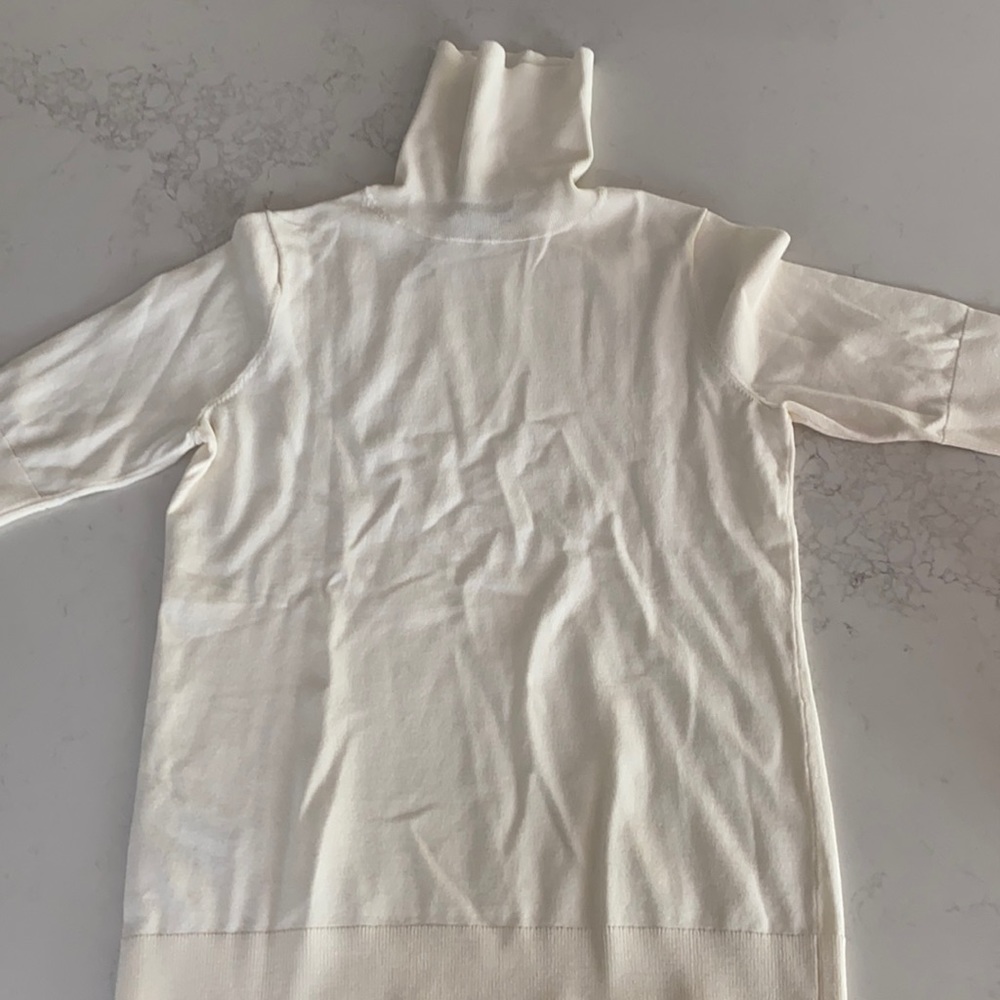 Brand new white short sleeved turtleneck